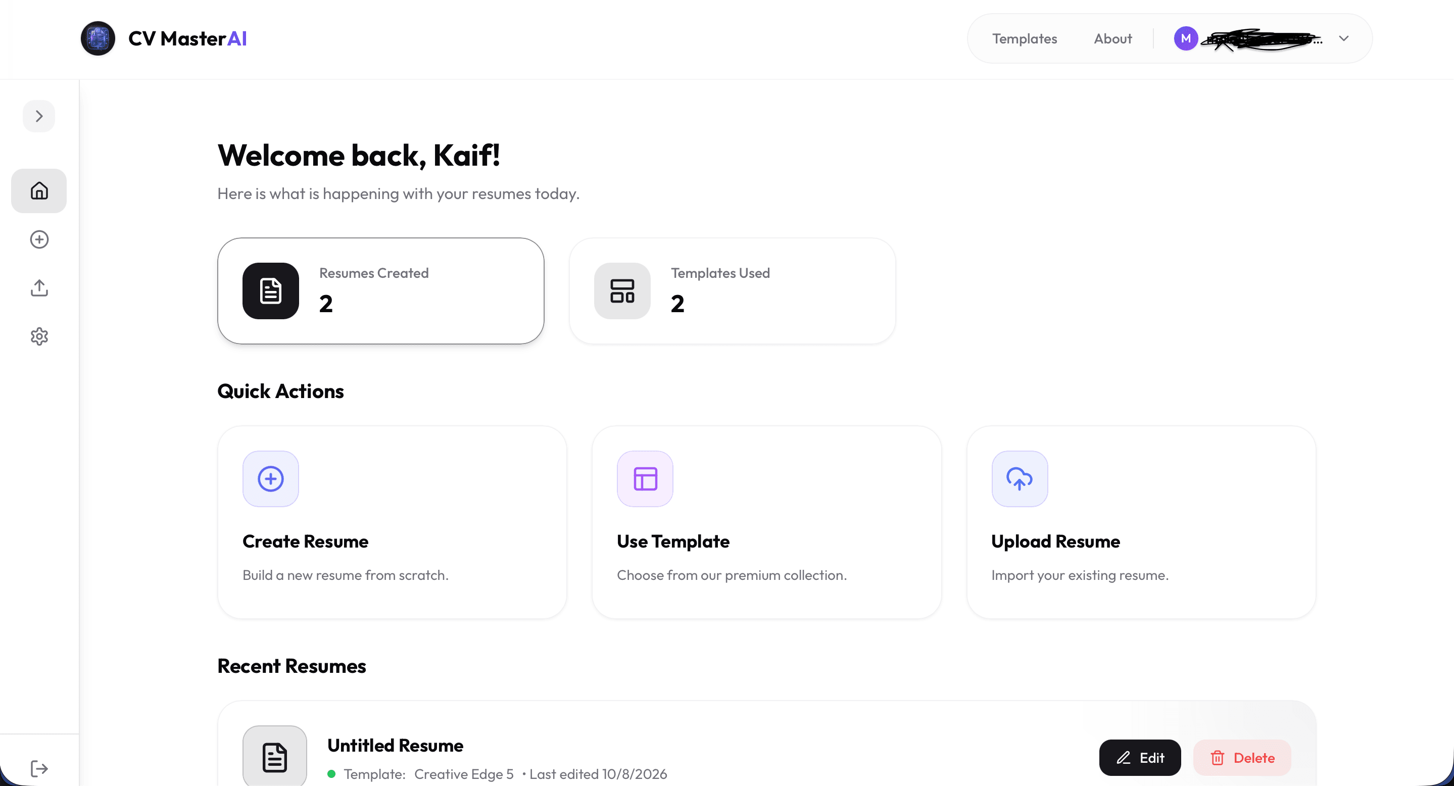 CVMaster AI — project screenshot 3